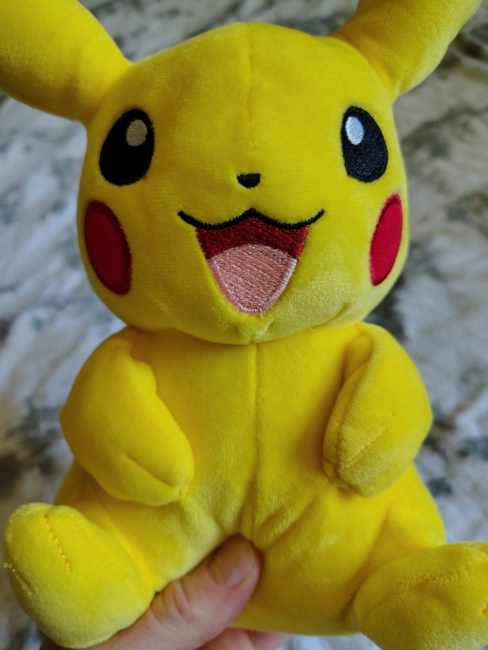Pikachu Yellow Plush Toy - Kids Soft Stuffed Animal